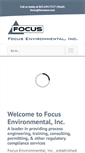 Mobile Screenshot of focusenv.com